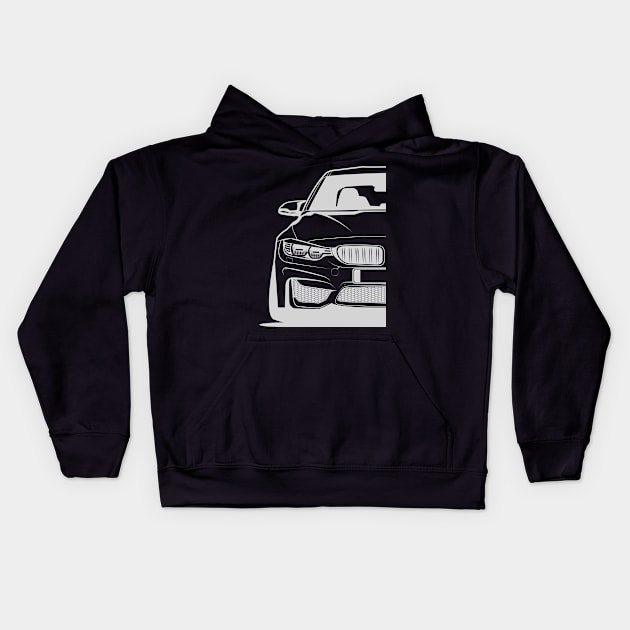 F30 M3 Kids Hoodie by BlueRoller